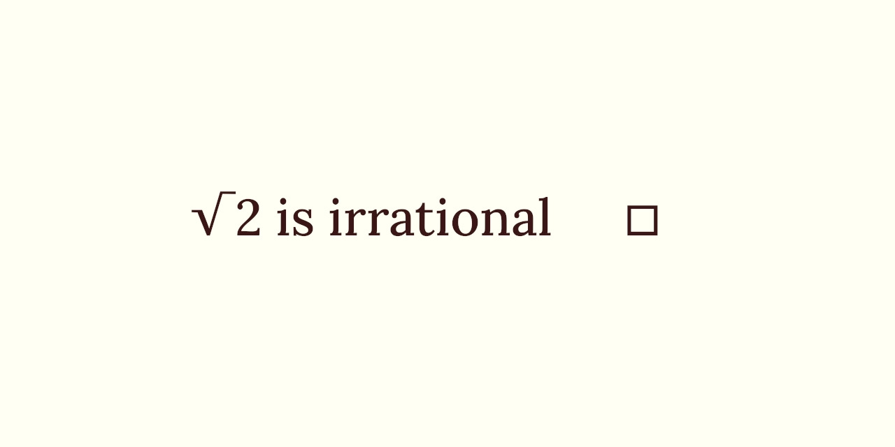 sqrt-2-is-irrational